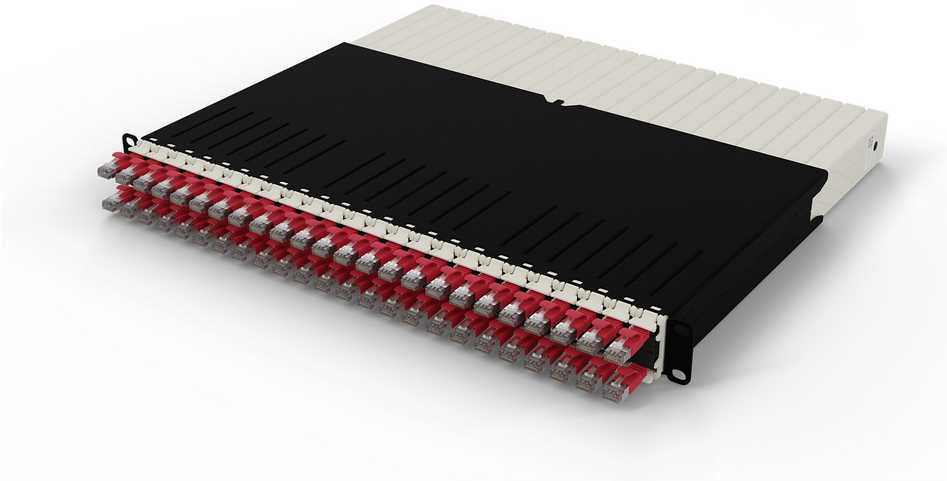 Serwer PATCHBOX 8RU / STP / Raudona