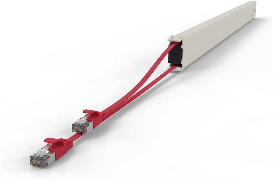 PATCHBOX CONE46STPRD kabelis sieciowy Raudona 2,5 m Cat6a U/FTP (STP)