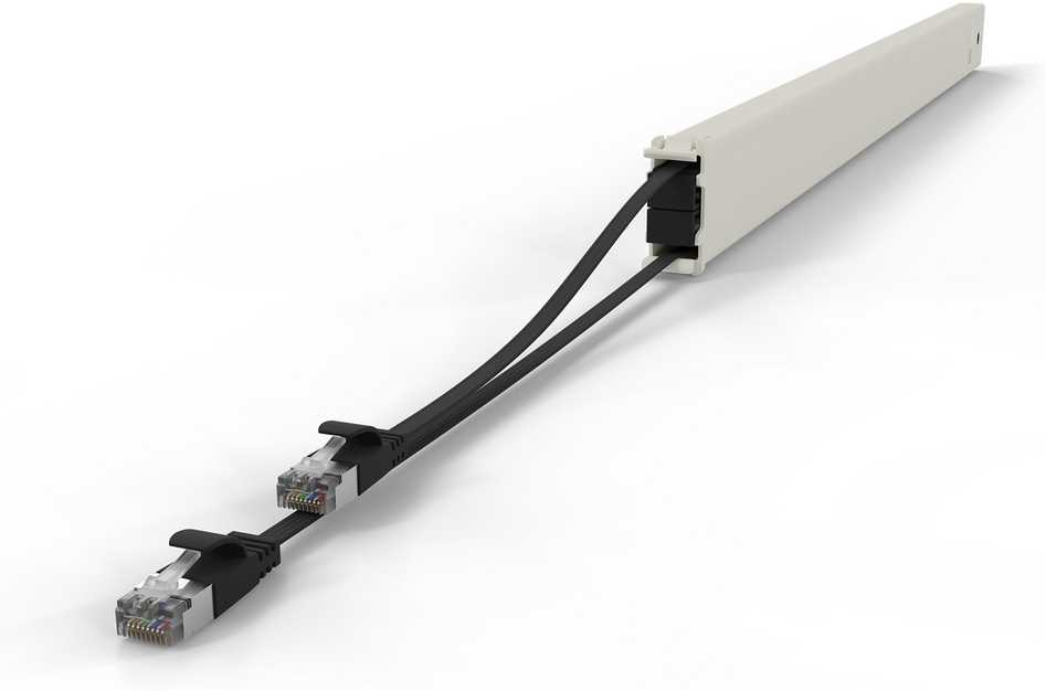 PATCHBOX CONE46STPBK kabelis sieciowy Juodas 2,5 m Cat6a U/FTP (STP)