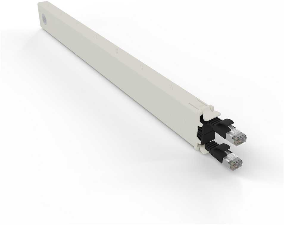 PATCHBOX CONEX8STPBK tinklo kabelis Juodas 0,8 m Cat6a U/FTP (STP)
