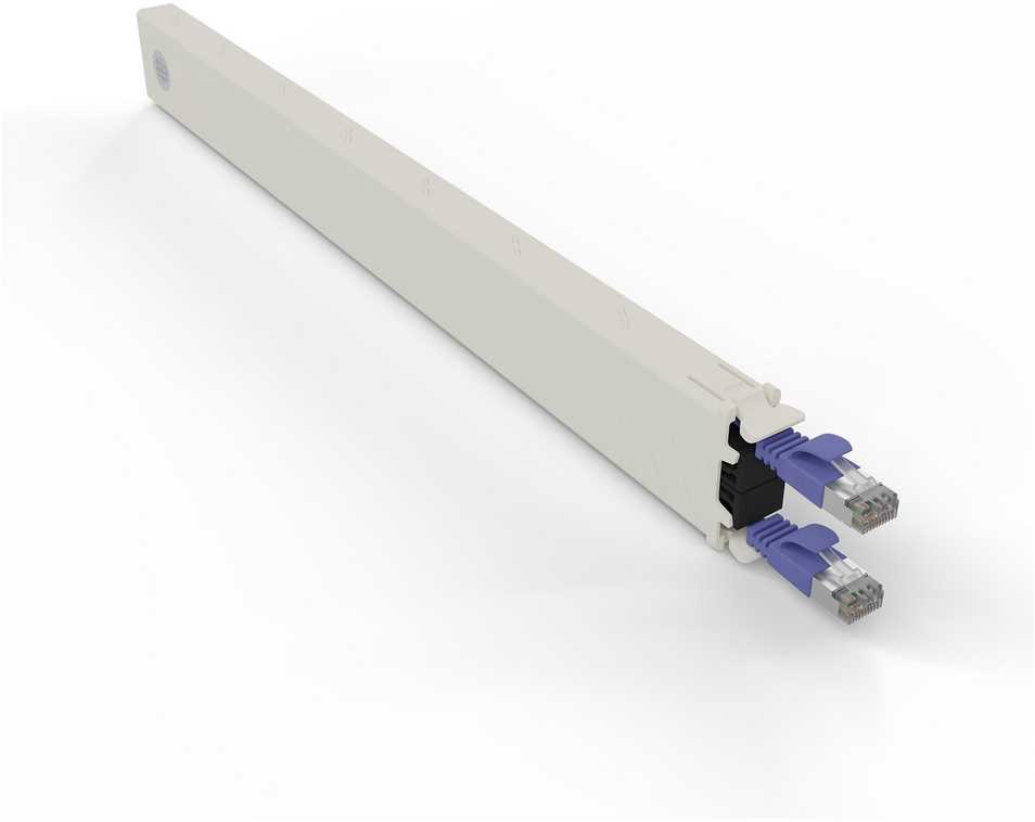 PATCHBOX CONEX8STPVI kabelis sieciowy Violetinis 0,8 m Cat6a U/FTP (STP)