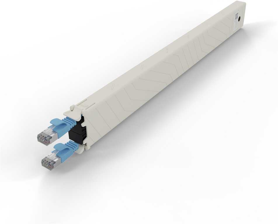 PATCHBOX CONEX8STPBL kabelis sieciowy Mėlyna 0,8 m Cat6a U/FTP (STP)