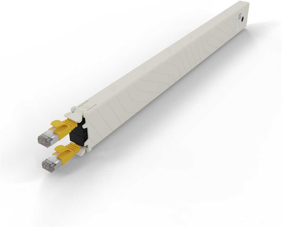 PATCHBOX CONEX8STPYL kabelis sieciowy Geltonas 0,8 m Cat6a U/FTP (STP)