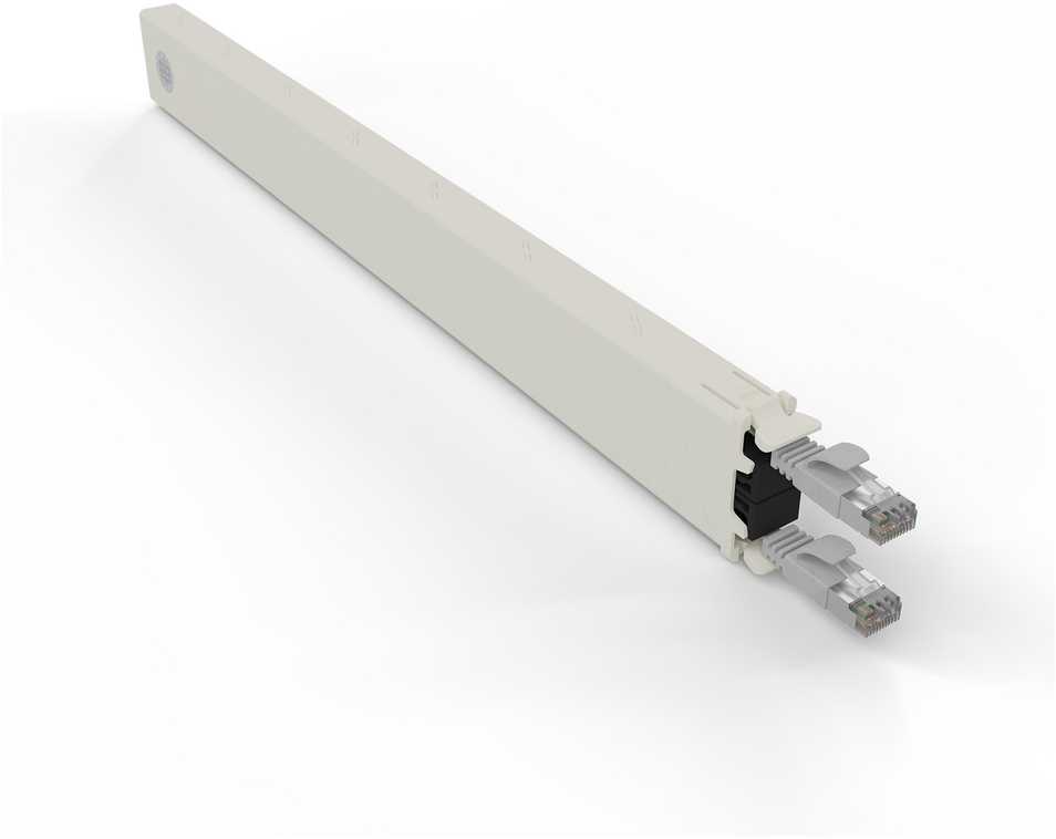 PATCHBOX CONEX8STPSL kabelis sieciowy Pilka 0,8 m Cat6a U/FTP (STP)