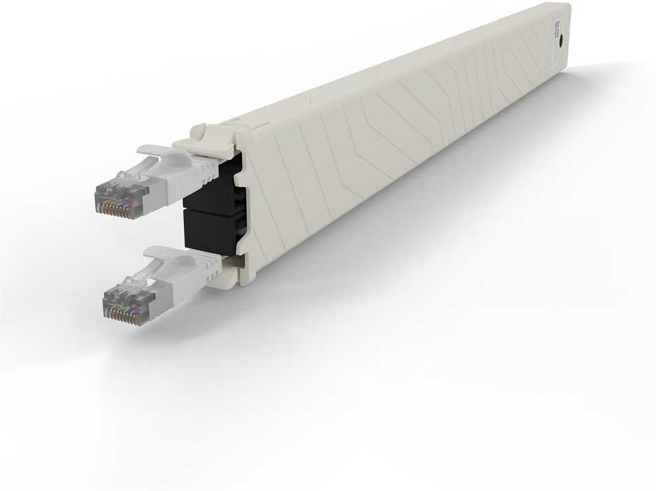 PATCHBOX CONEX8STPWH kabelis sieciowy Baltas 0,8 m Cat6a U/FTP (STP)