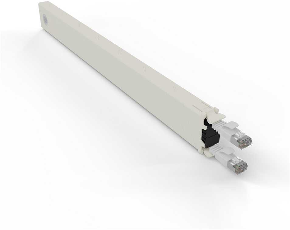 PATCHBOX CONEX8STPWH kabelis sieciowy Baltas 0,8 m Cat6a U/FTP (STP)