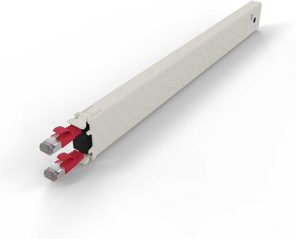 PATCHBOX CONEX8STPRD kabelis sieciowy Raudona 0,8 m Cat6a U/FTP (STP)