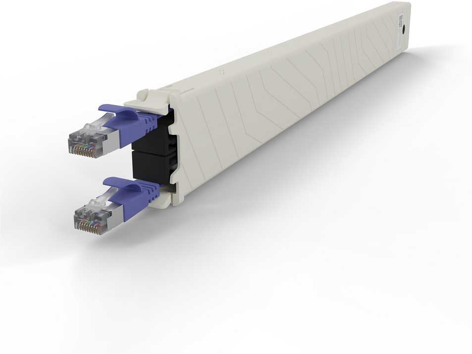 PATCHBOX CONEX8STPVI kabelis sieciowy Violetinis 0,8 m Cat6a U/FTP (STP)