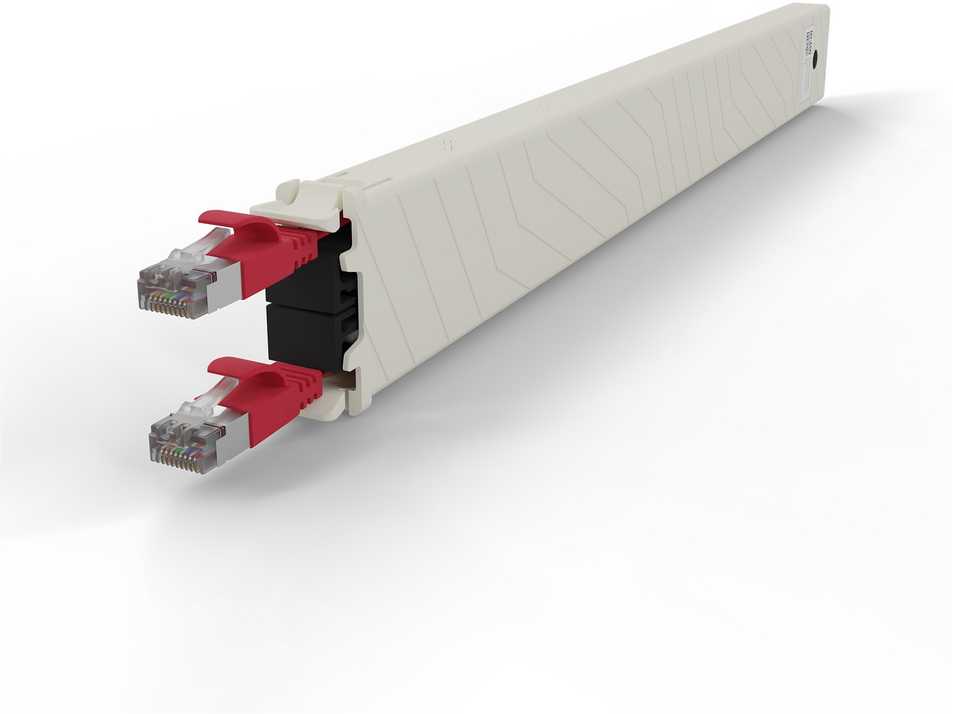 PATCHBOX CONEX8STPRD kabelis sieciowy Raudona 0,8 m Cat6a U/FTP (STP)