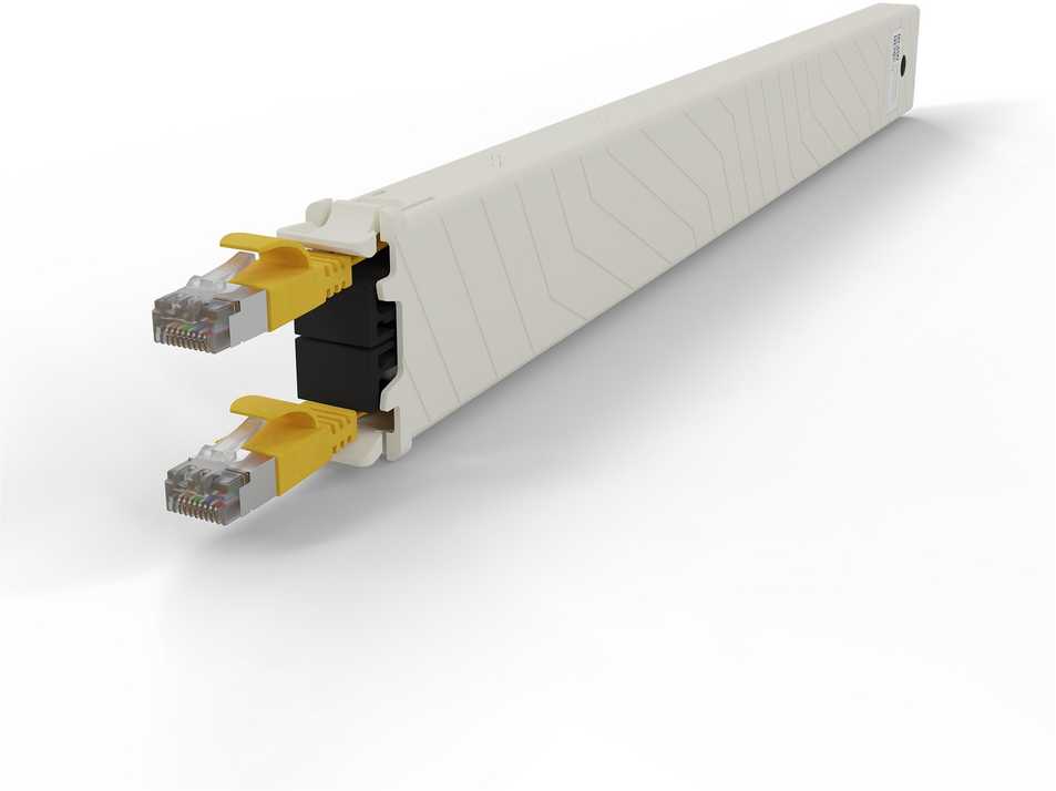 PATCHBOX CONEX8STPYL kabelis sieciowy Geltonas 0,8 m Cat6a U/FTP (STP)
