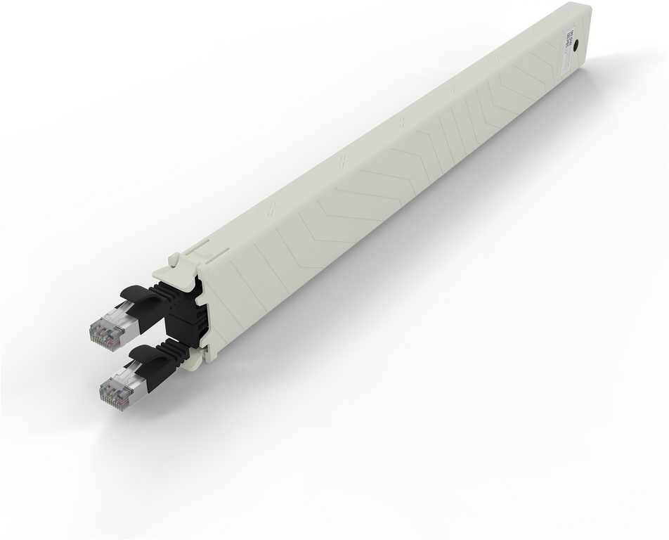 PATCHBOX CONEX8STPBK tinklo kabelis Juodas 0,8 m Cat6a U/FTP (STP)