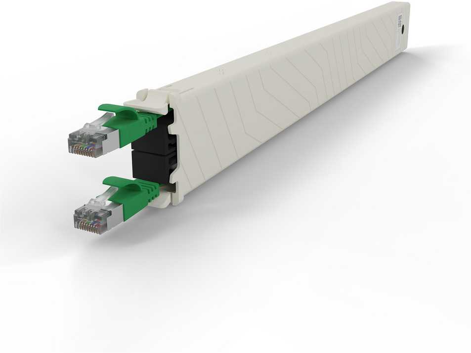 PATCHBOX CONEX8STPGR kabelis sieciowy Žalias 0,8 m Cat6a U/FTP (STP)