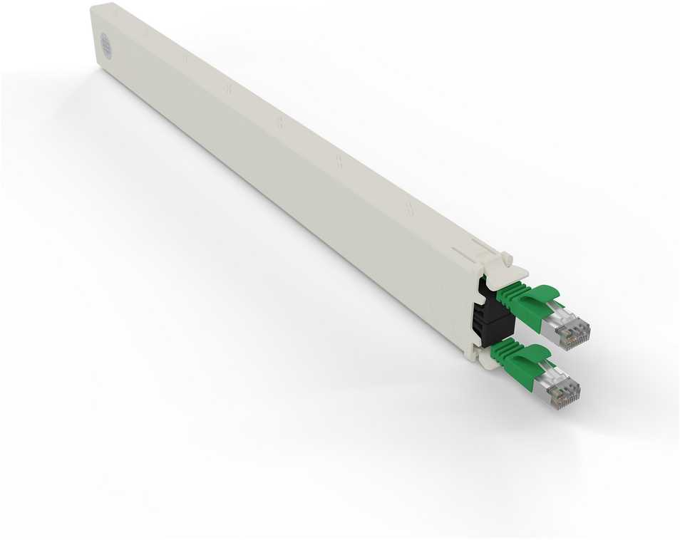 PATCHBOX CONEX8STPGR kabelis sieciowy Žalias 0,8 m Cat6a U/FTP (STP)