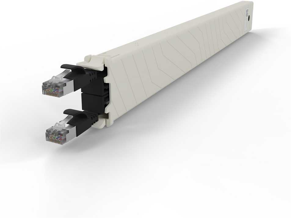 PATCHBOX CONEX8STPBK tinklo kabelis Juodas 0,8 m Cat6a U/FTP (STP)