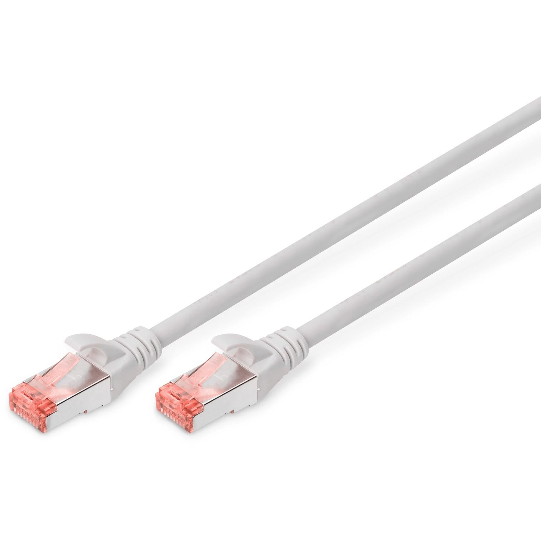 Assmann Electronic DIGITUS Patch kabelis SFTP CAT6 2m pilkas 4x2AWG 27/7 2xRJ45