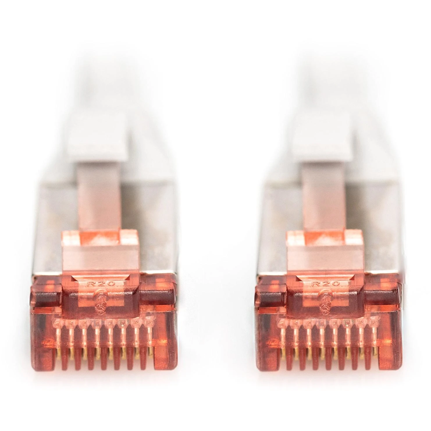 Assmann Electronic DIGITUS Patch kabelis SFTP CAT6 2m pilkas 4x2AWG 27/7 2xRJ45