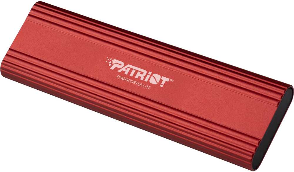 Kietasis diskas Išorinis SSD Diskas - Patriot Memory Transporter Lite 512GB USB3.2 Type-C 1000 MB/S Raudona