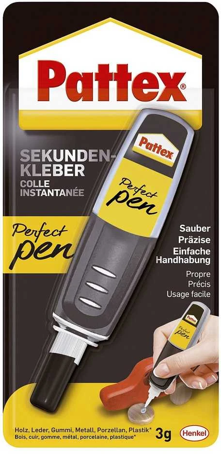 Pattex Sekundenkleber Perfect Pen, Applikatorstift mit 3g