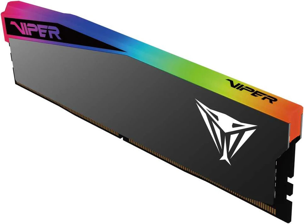 Patriot Viper Gaming RGB Elite 5 Ultra DDR5-6000 RAM, CL 28, AMD EXPO, Intel XMP 3.0 – 2x 16GB, juodas