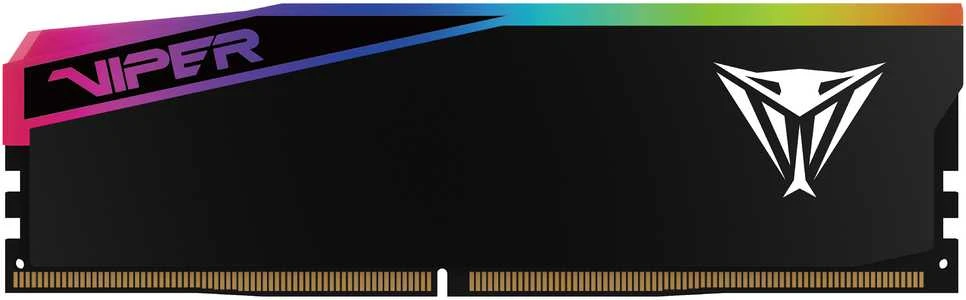 Patriot Viper Gaming RGB Elite 5 Ultra DDR5-6000 RAM, CL 28, AMD EXPO, Intel XMP 3.0 – 2x 16GB, juodas