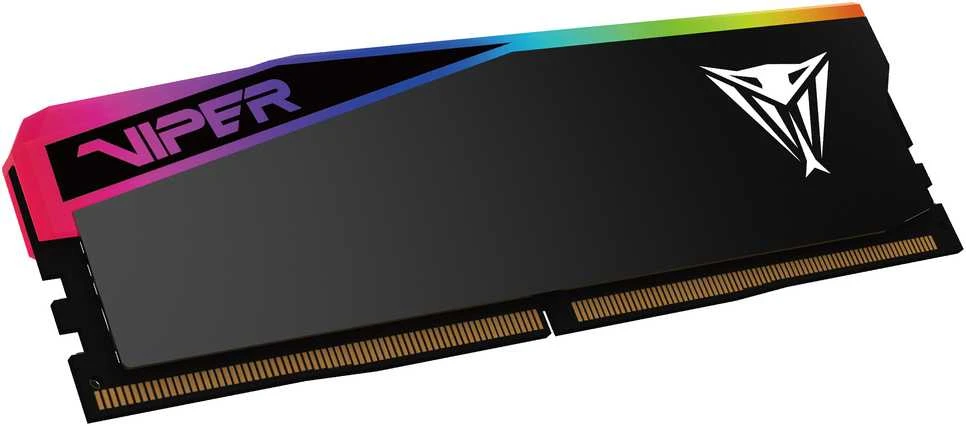 Patriot Viper Gaming RGB Elite 5 Ultra DDR5-6000 RAM, CL 28, AMD EXPO, Intel XMP 3.0 – 2x 16GB, juodas