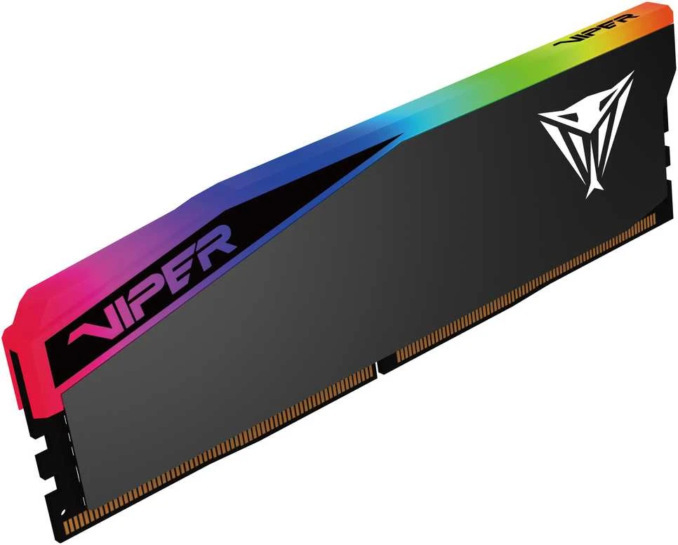 Patriot Viper Gaming RGB Elite 5 Ultra DDR5-6000 RAM, CL 28, AMD EXPO, Intel XMP 3.0 – 2x 16GB, juodas