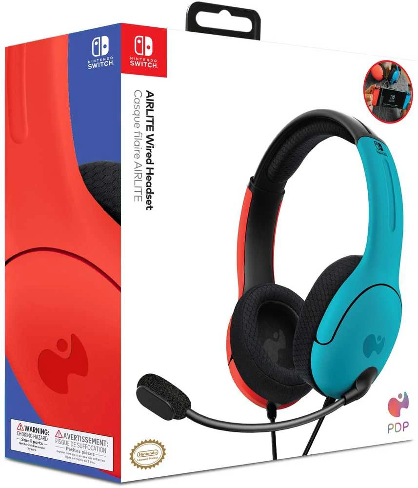 PDP LVL40 laidinės ausinės Nintendo Switch | 3.5mm