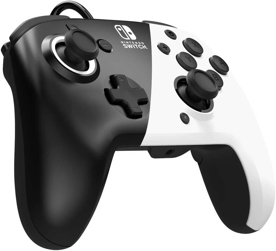 Pad PDP Faceoff Deluxe+ Audio Juodas/Baltas (500-134-EU-BW)