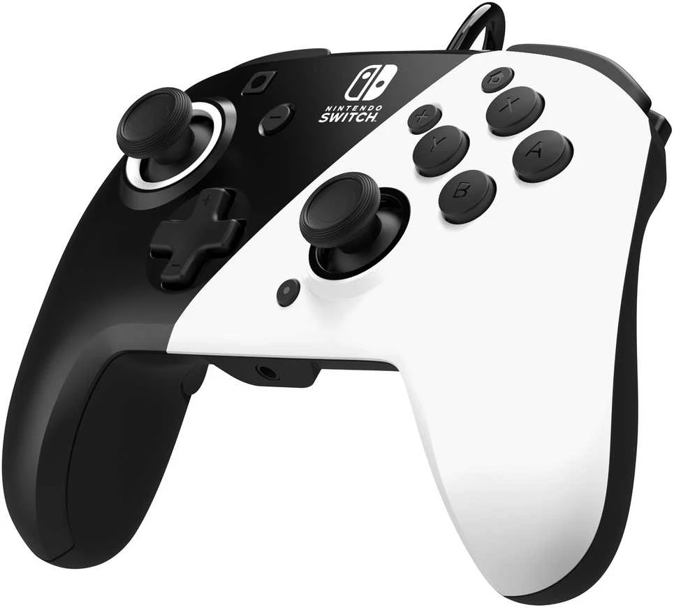 Pad PDP Faceoff Deluxe+ Audio Juodas/Baltas (500-134-EU-BW)