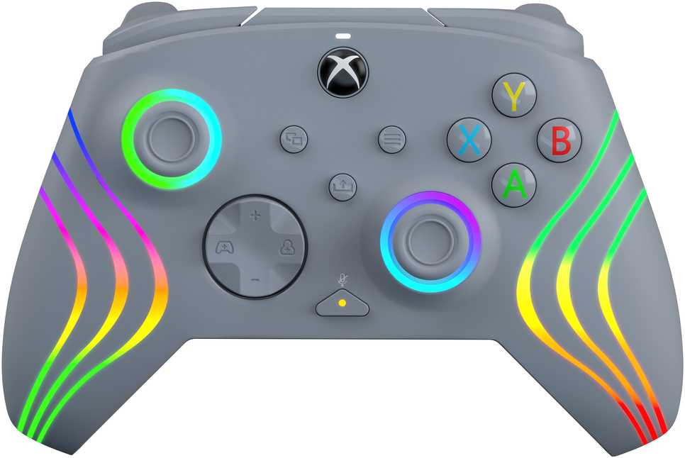 PDP XBOX Series X/S ir PC pilkas laidinis valdiklis (Afterglow Wave)