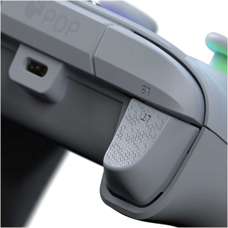 PDP XBOX Series X/S ir PC pilkas laidinis valdiklis (Afterglow Wave)