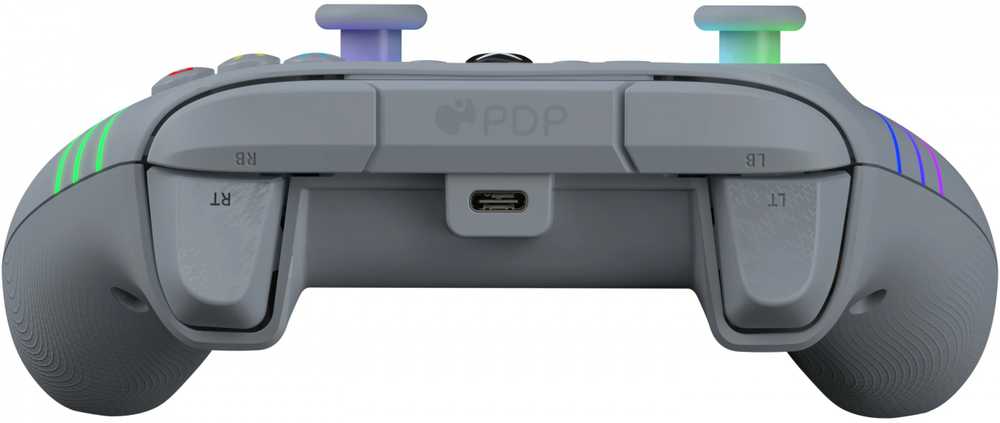 PDP XBOX Series X/S ir PC pilkas laidinis valdiklis (Afterglow Wave)