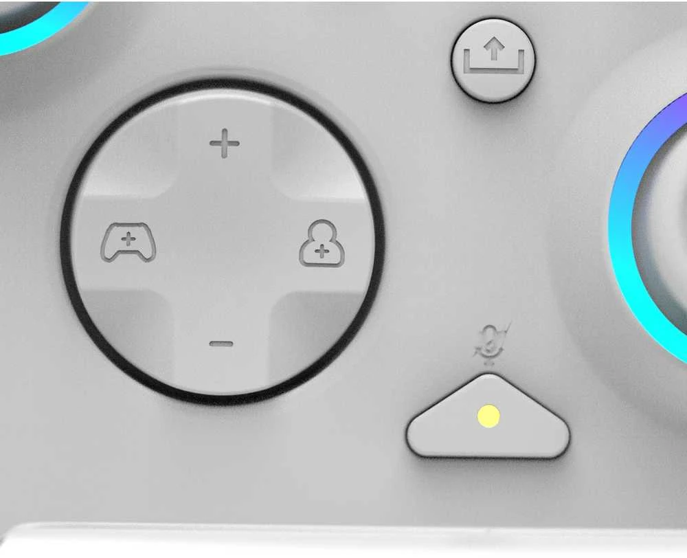 PDP XBOX Series X/S ir PC baltas laidinis valdiklis (Afterglow Wave)