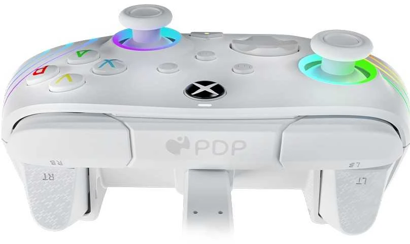 PDP XBOX Series X/S ir PC baltas laidinis valdiklis (Afterglow Wave)