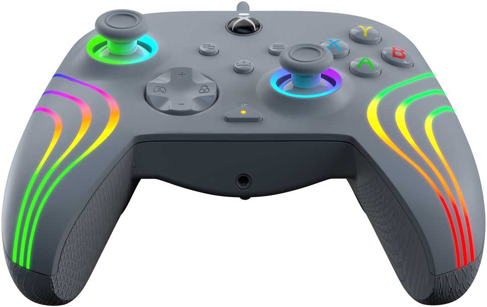 PDP XBOX Series X/S ir PC pilkas laidinis valdiklis (Afterglow Wave)
