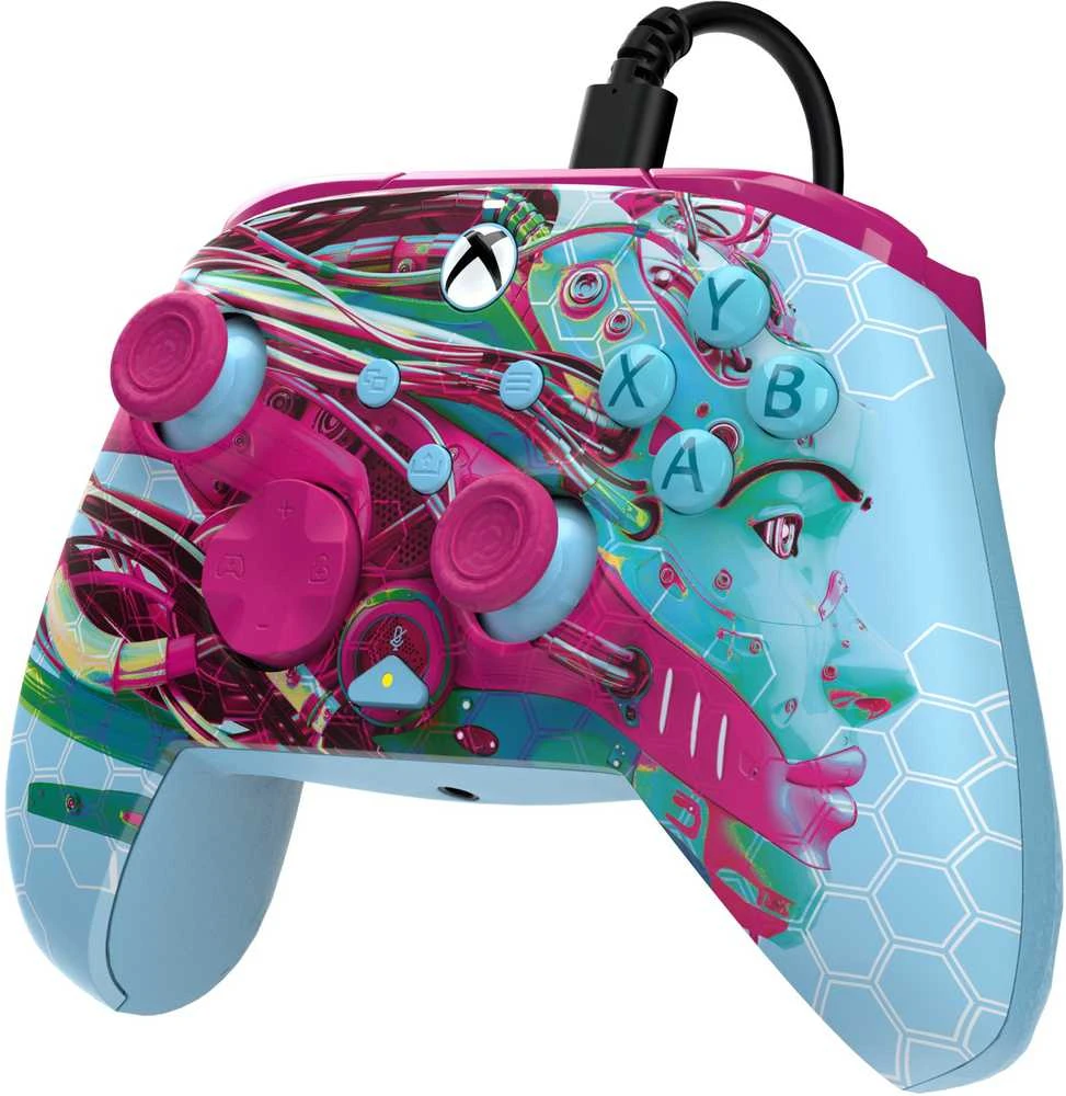 Žaidimų valdiklis PDP Rematch Dreams Glow laidinis XBOX