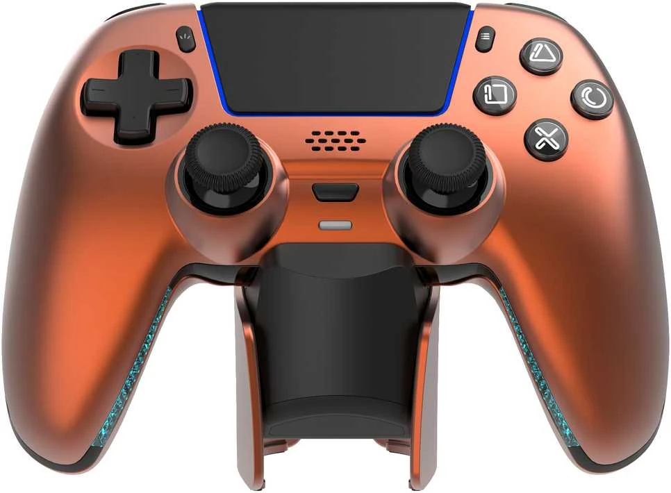 Carruzzo Deltaco Gaming GAM-199-ORANGECOPPER žaidimų valdiklis Oranžinė, Bronza Bluetooth/USB Žaidimų pultelis PlayStation 5, PC, Android, iOS