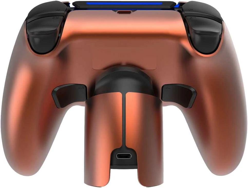 Carruzzo Deltaco Gaming GAM-199-ORANGECOPPER žaidimų valdiklis Oranžinė, Bronza Bluetooth/USB Žaidimų pultelis PlayStation 5, PC, Android, iOS