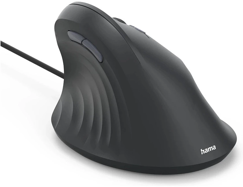 Hama Vertikali pelė CB9D2 ECM-500, su laidu, juoda