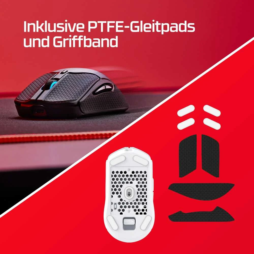 Hewlett Packard (HP) HyperX Pulsefire Haste 2 belaidė pelė (Juoda) | 26000 DPI