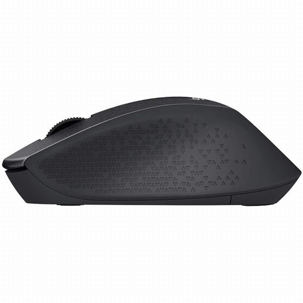 Tyli belaidė optinė pelė Logitech B330, Juoda