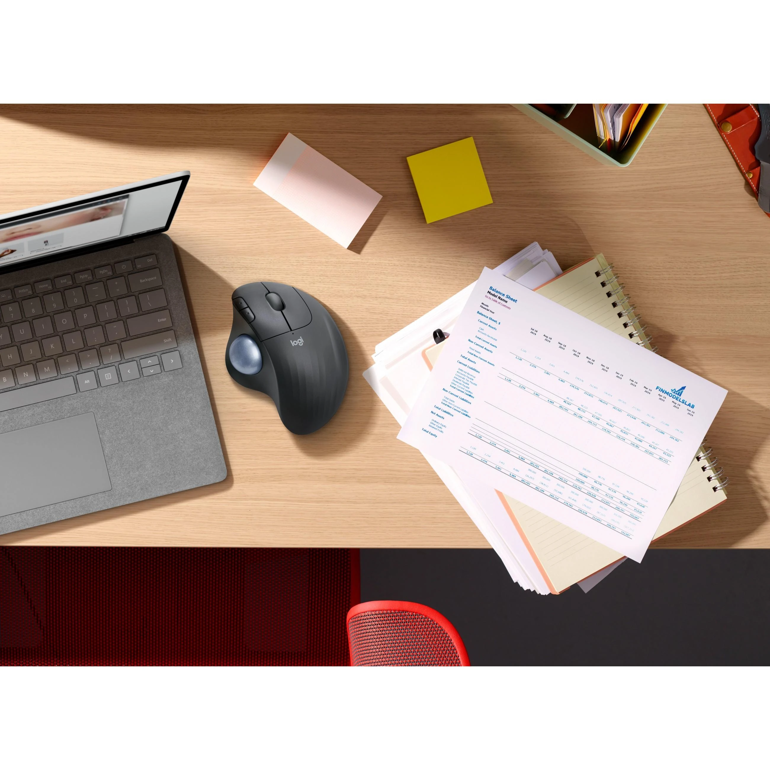 Pelė LOGITECH ERGO M575 verslui - Graphite - Emea