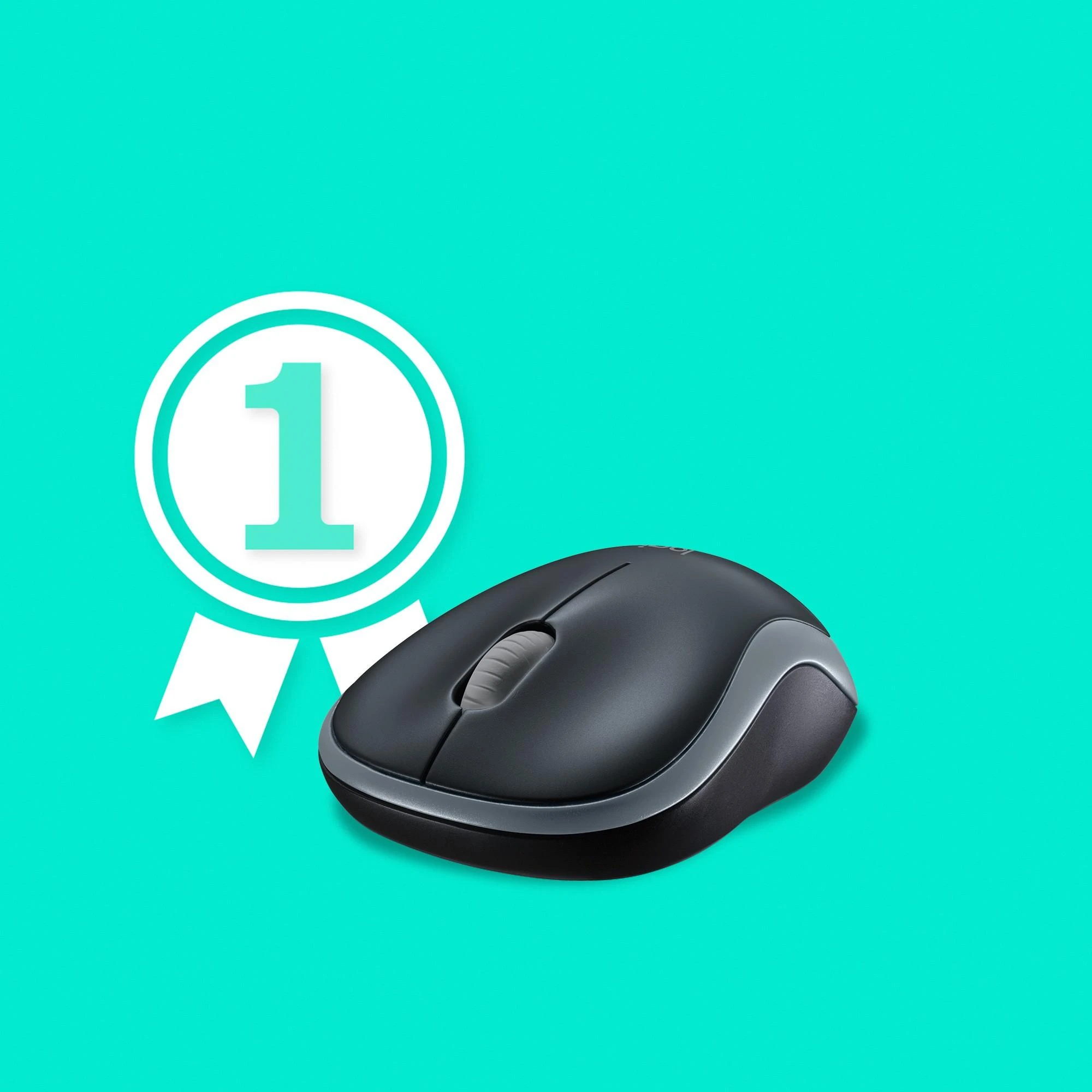 Bevielė pelė Logitech M185 pilka