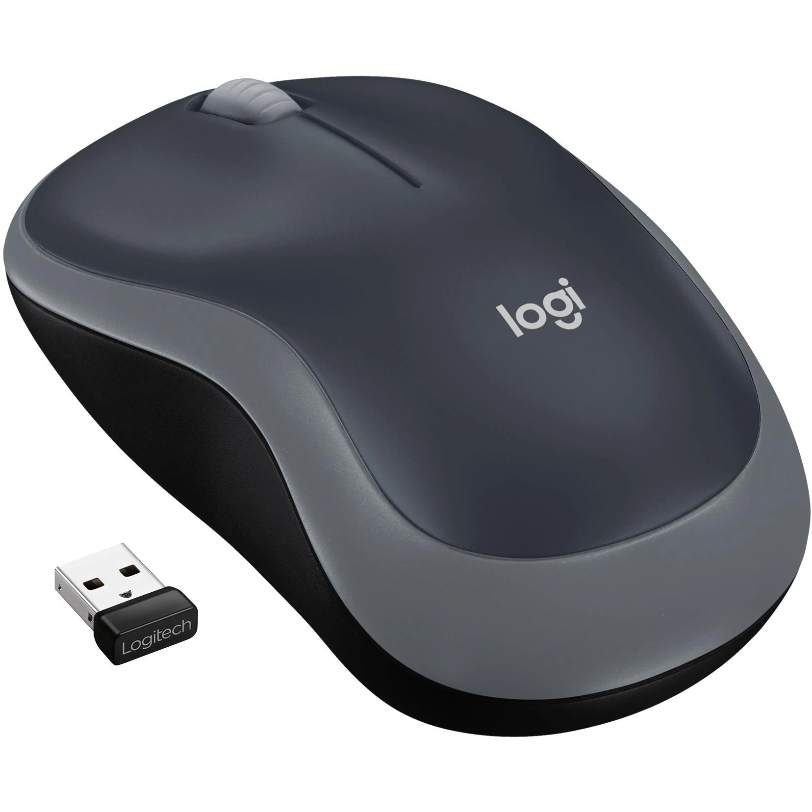 Bevielė pelė Logitech M185 pilka