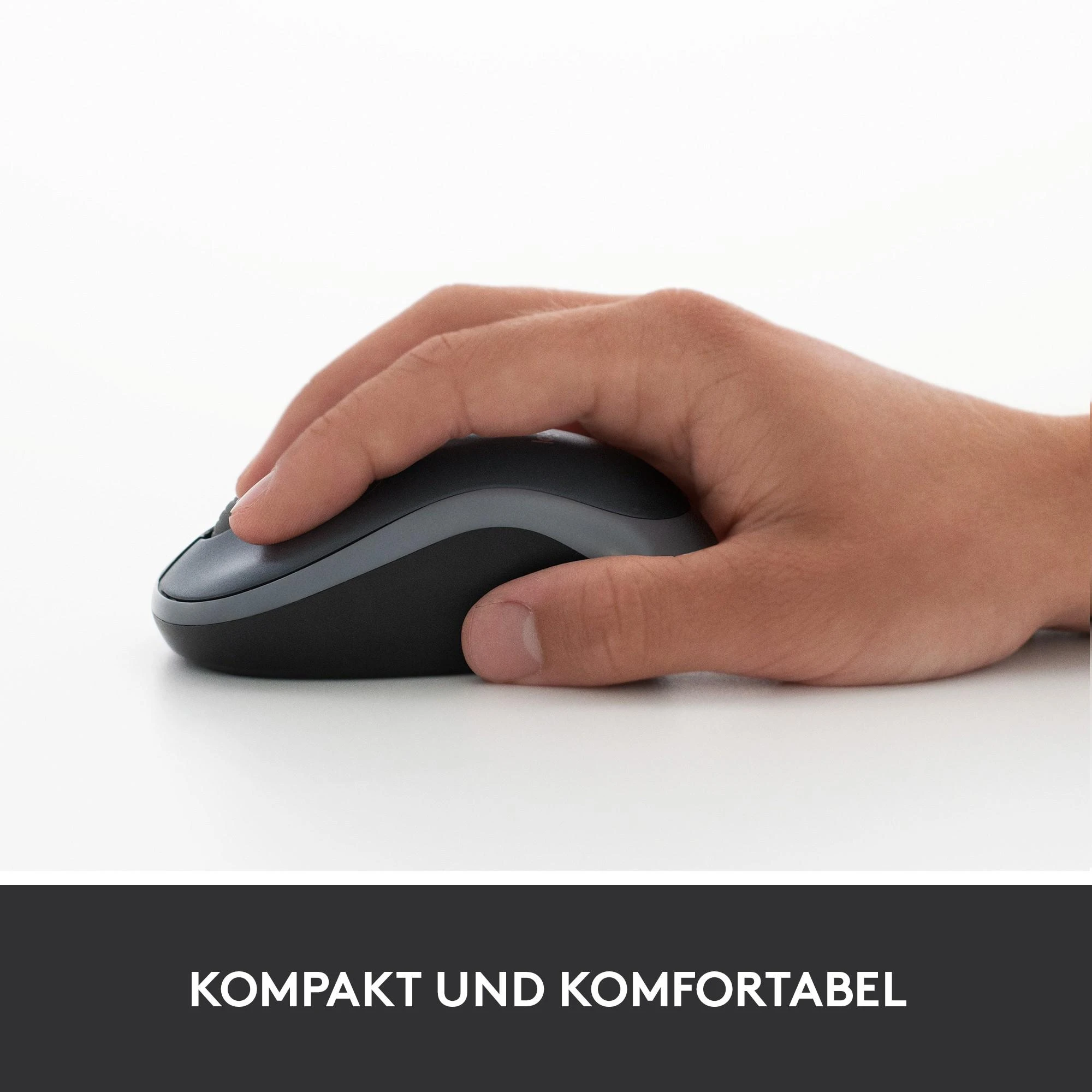 Bevielė pelė Logitech M185. Raudona
