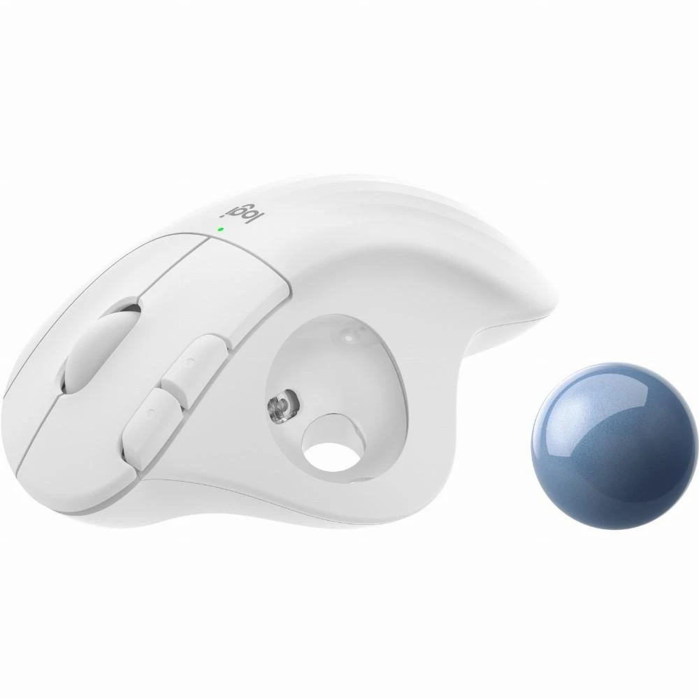 Logitech ERGO M575 Belaidė Trackball pelė, baltos spalvos