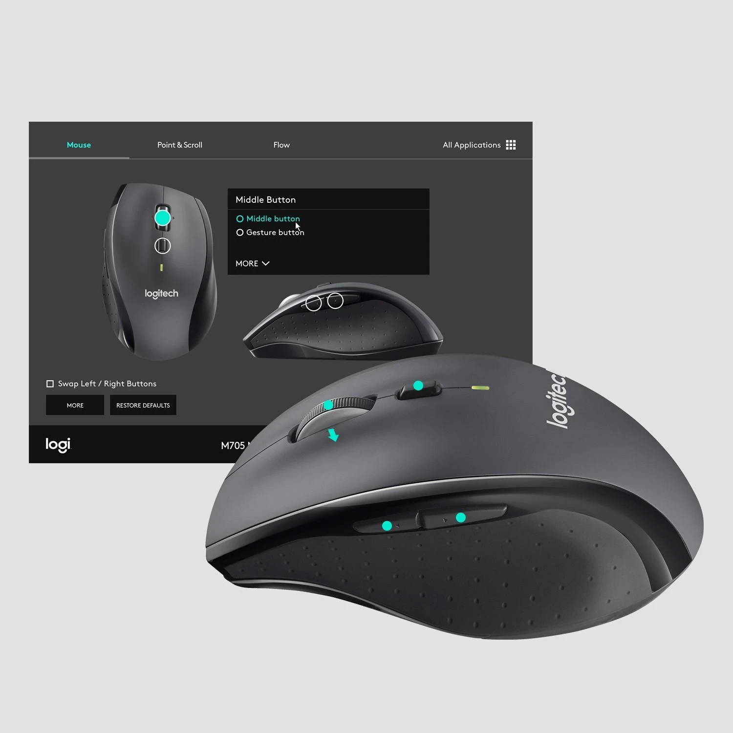 Pelė Logitech M705 Marathon
