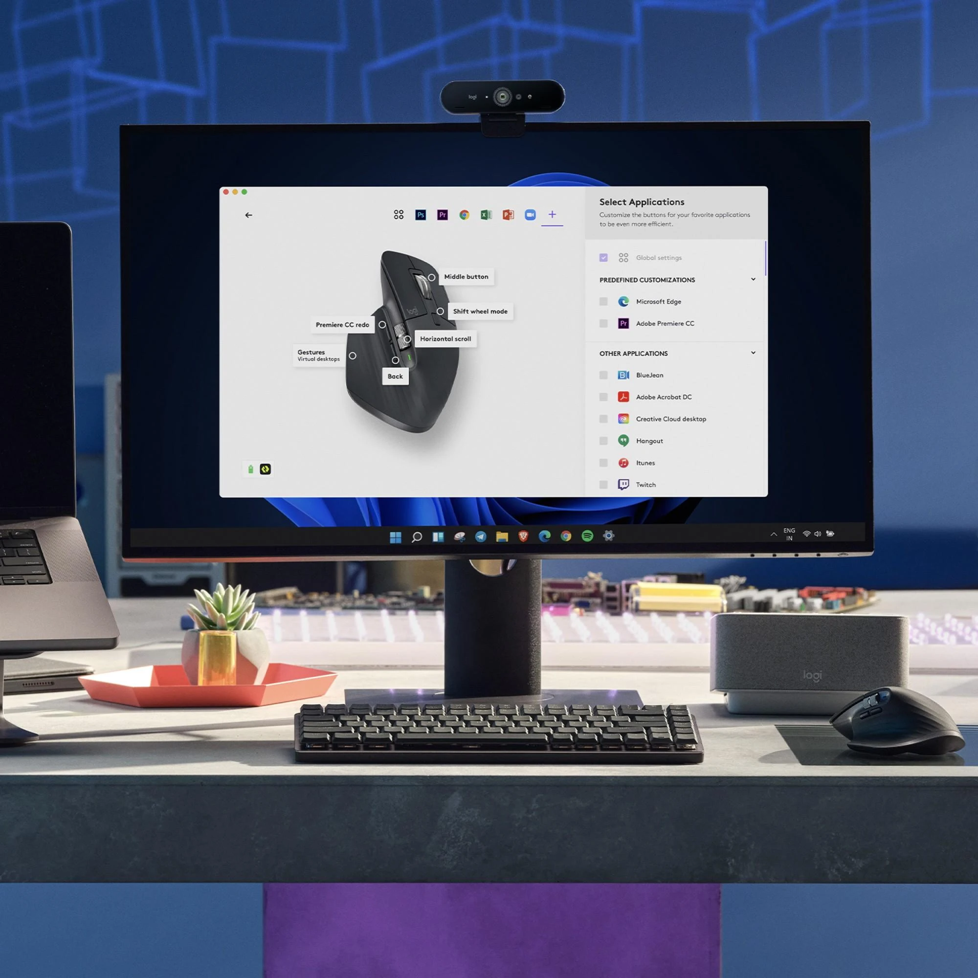 LOGITECH MX Master 3S Bluetooth pelė - grafito spalvos