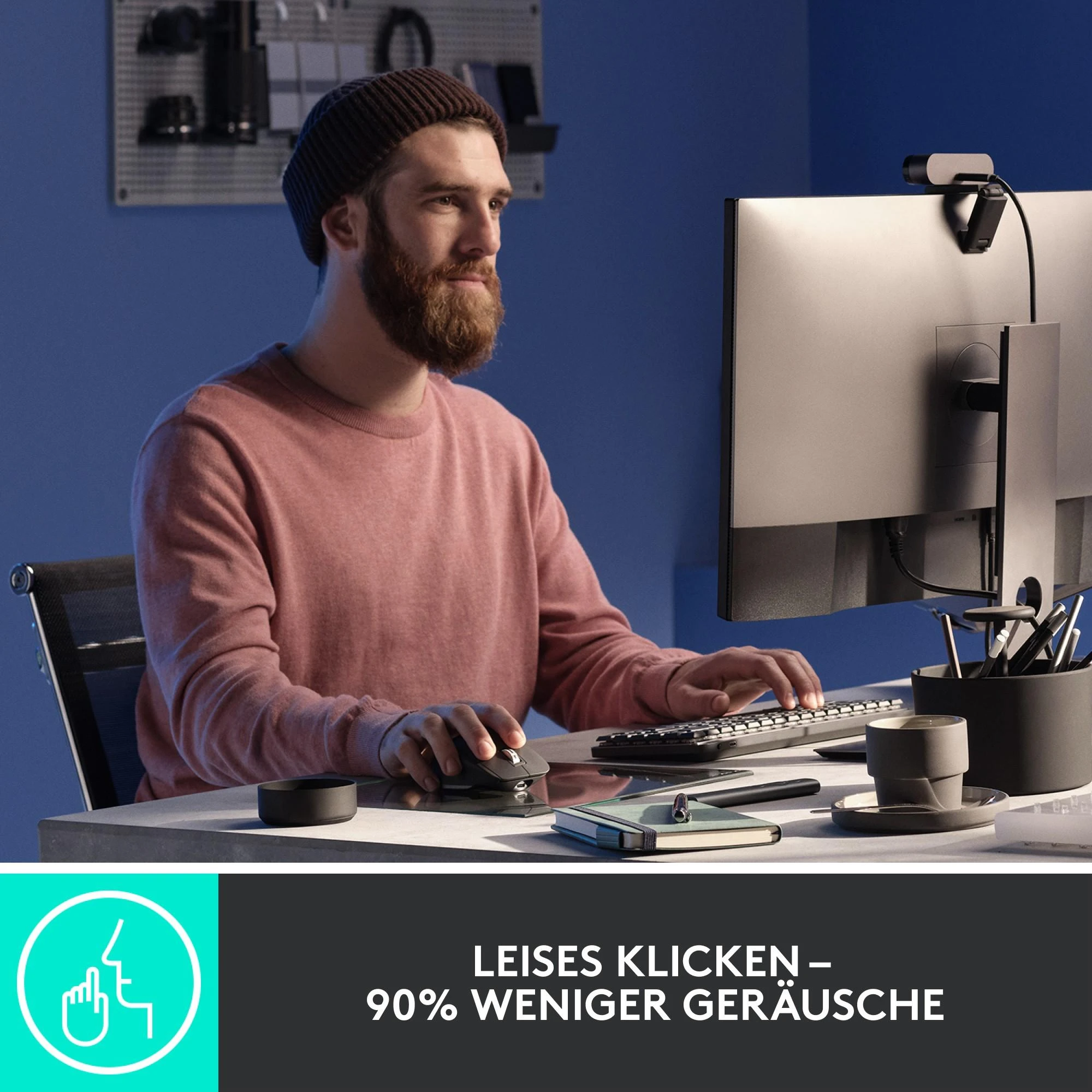 LOGITECH MX Master 3S Bluetooth pelė - grafito spalvos