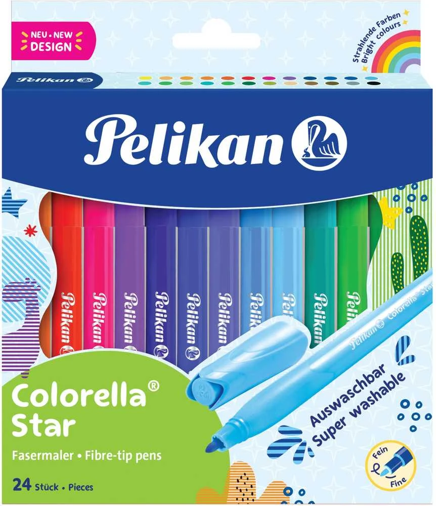 Pelikan Flomasteriai COLORELLA Star 24sp